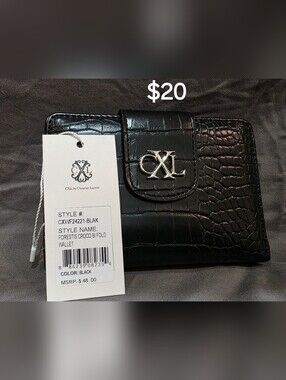 CXL by Christian Lacroix Forestis Croco Bi-Fold Wallet